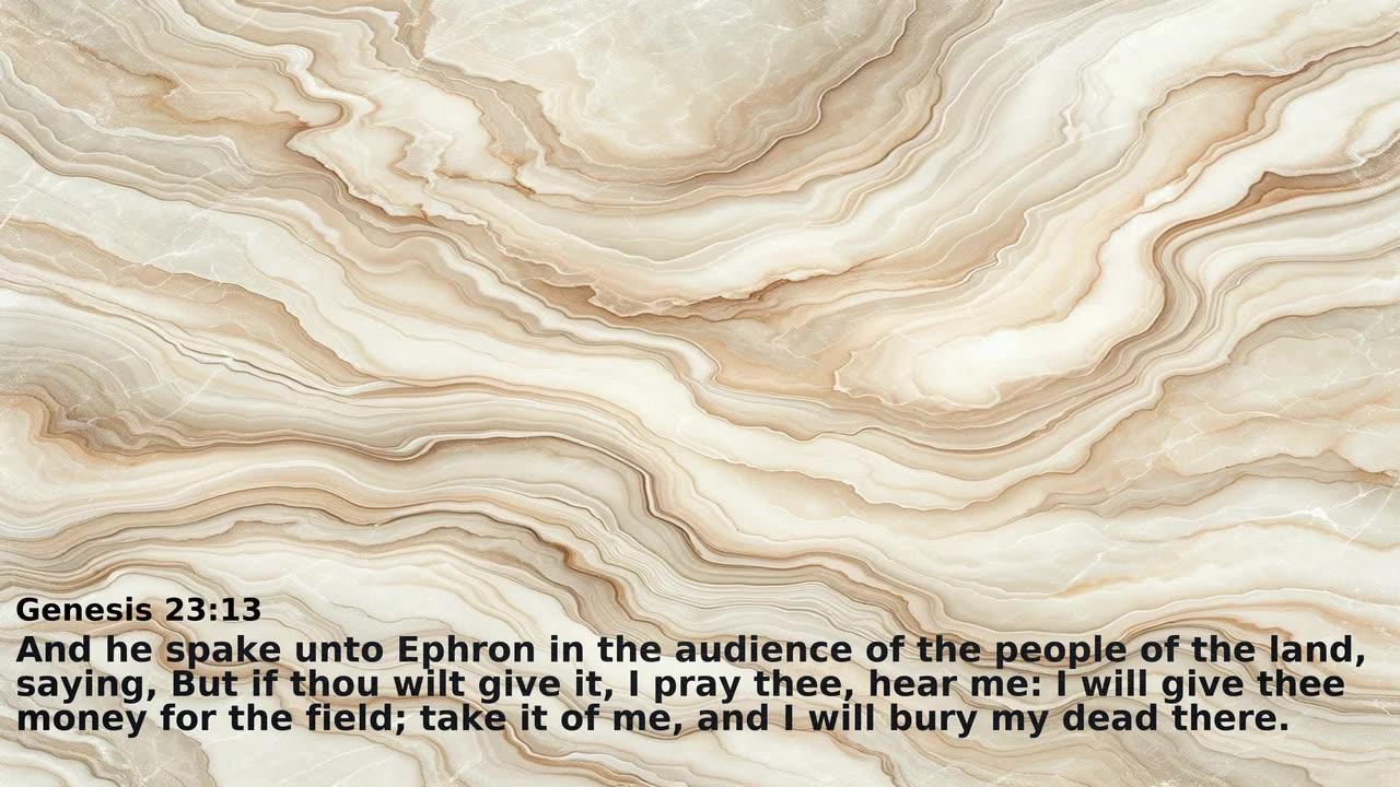 Genesis 23 KJV Drawn by AI