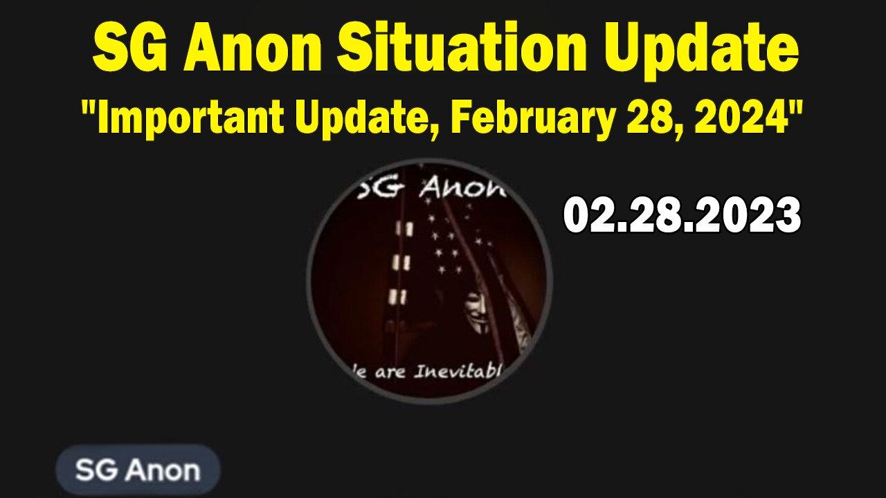 SG Anon Situation Update Feb 28: "Sits Down w/ Dr Sandra Rose Michael & Scott McKay"