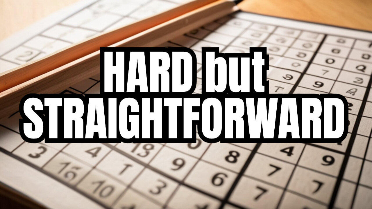 Sudoku 2024 02 26 hard - relatively straightforward
