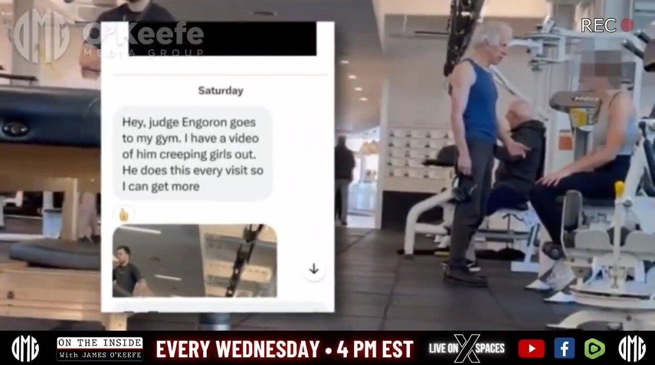 Creepy Judge Engoron Creeps Out Woman At The Gym