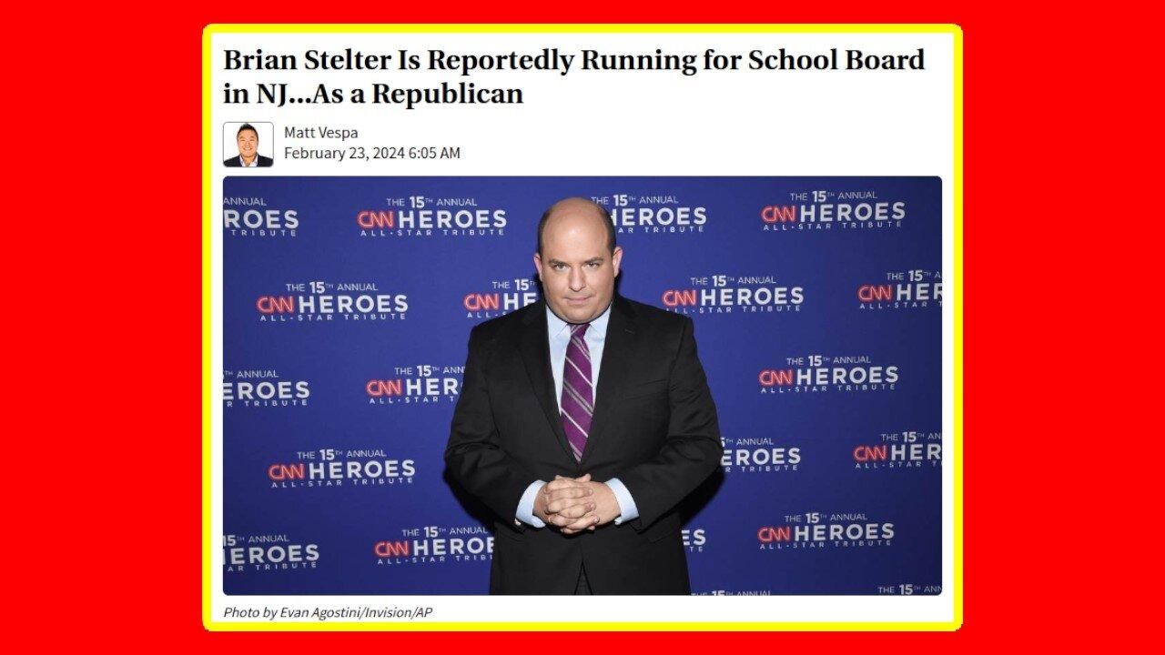 BRIAN STELTER(CNN) RUNS AS A REPUBLICAN FOR SCHOOL BOARD