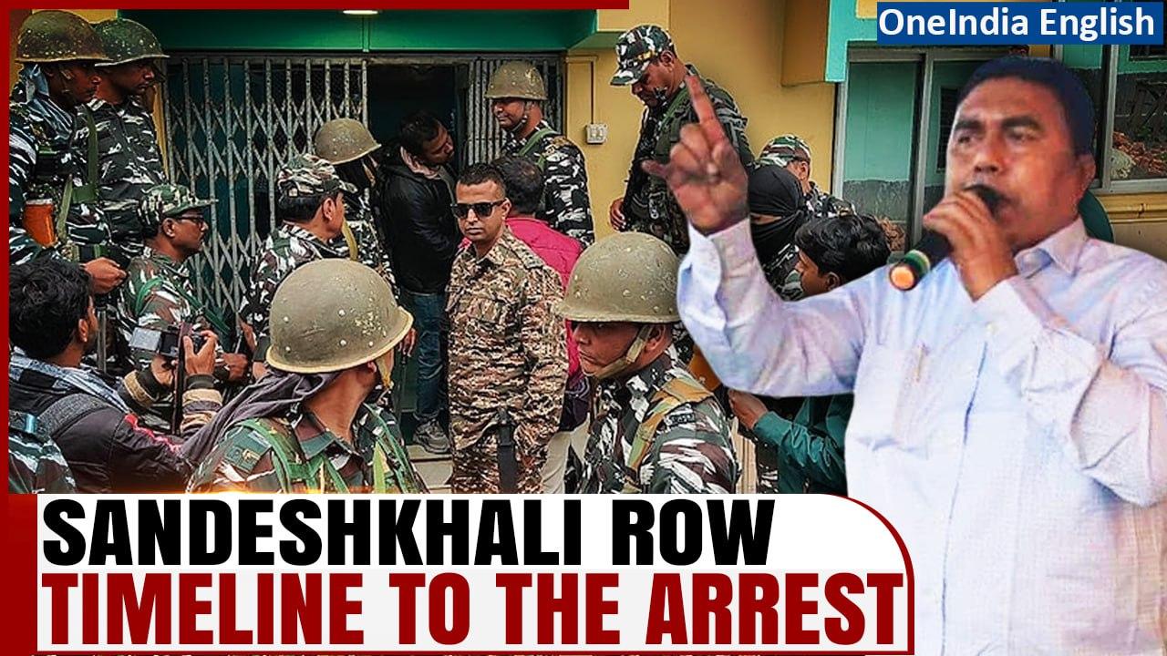 Sandeshkhali Row: TMC's Sheikh Shahjahan, the absconding main accused, Arrested | Oneindia News