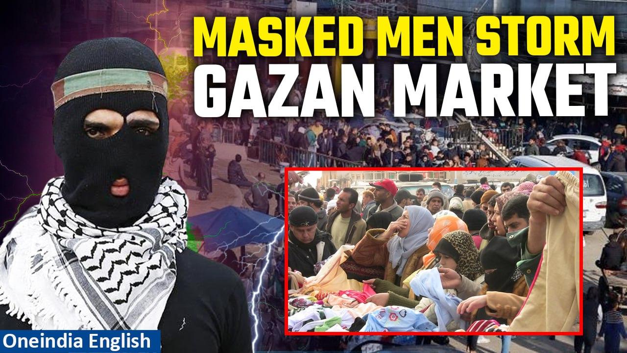 Israel-Hamas War: Masked men in Gaza enforce prices in street markets | Oneindia News