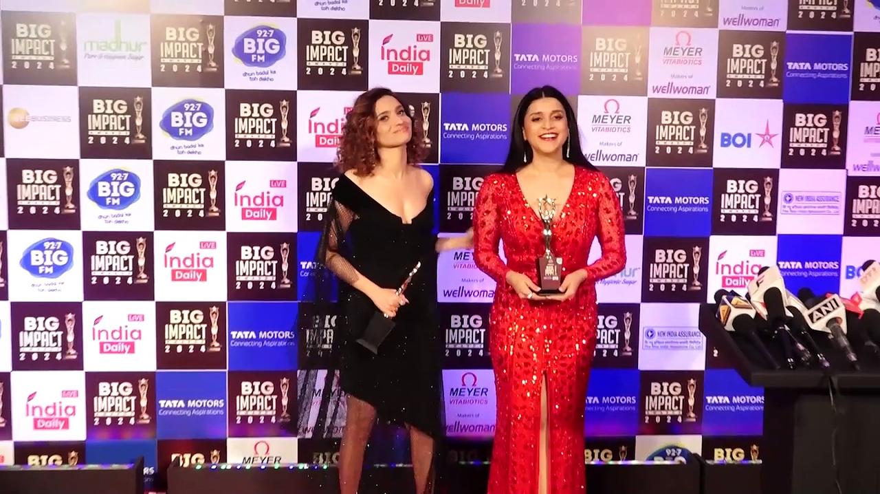 Mannara Chopra and Ankita Lokhande seen together at Big Impact Awards 2024