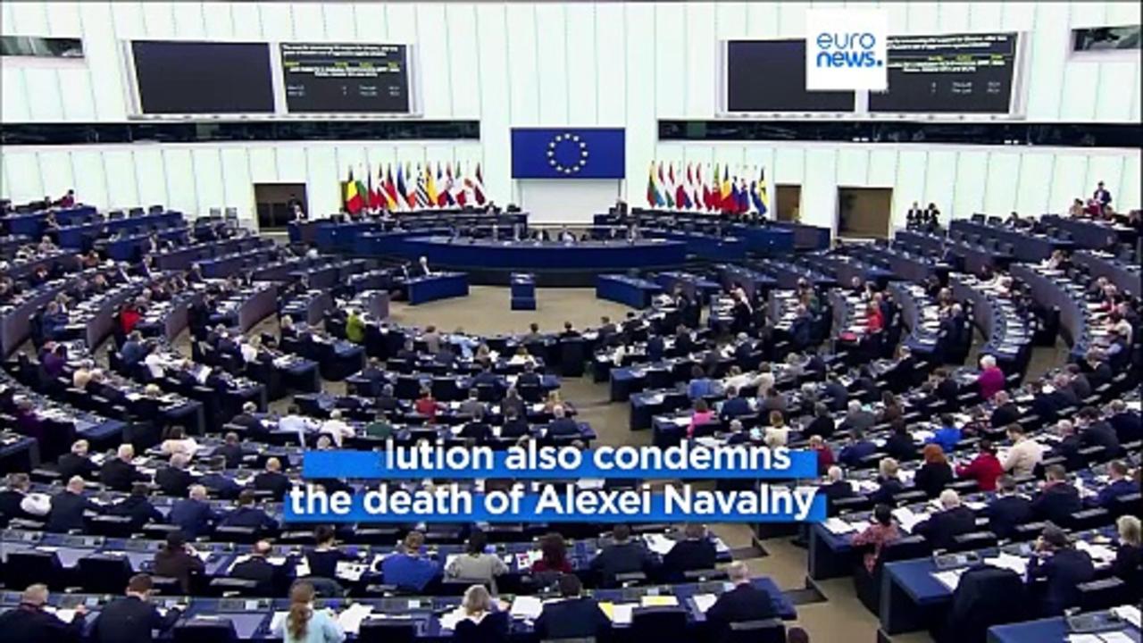 European Parliament adopts resolution against Russian political oppression and the death of Navalny
