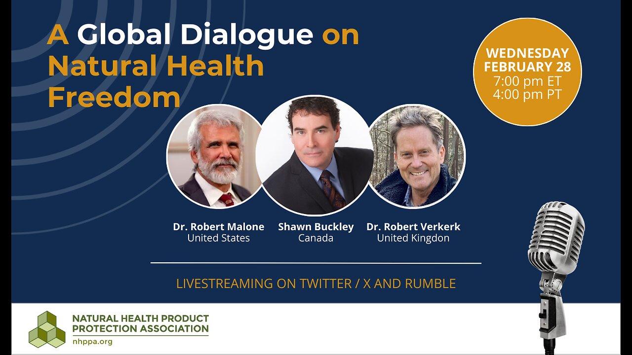A Global Dialogue on Natural Health Freedom - Live Stream