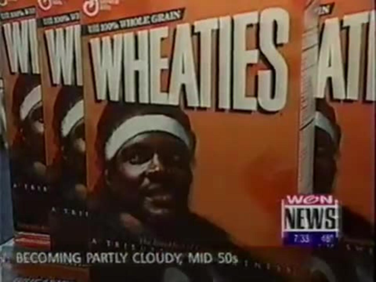 February 29, 2000 - Walter Payton Remembered on New Wheaties Box