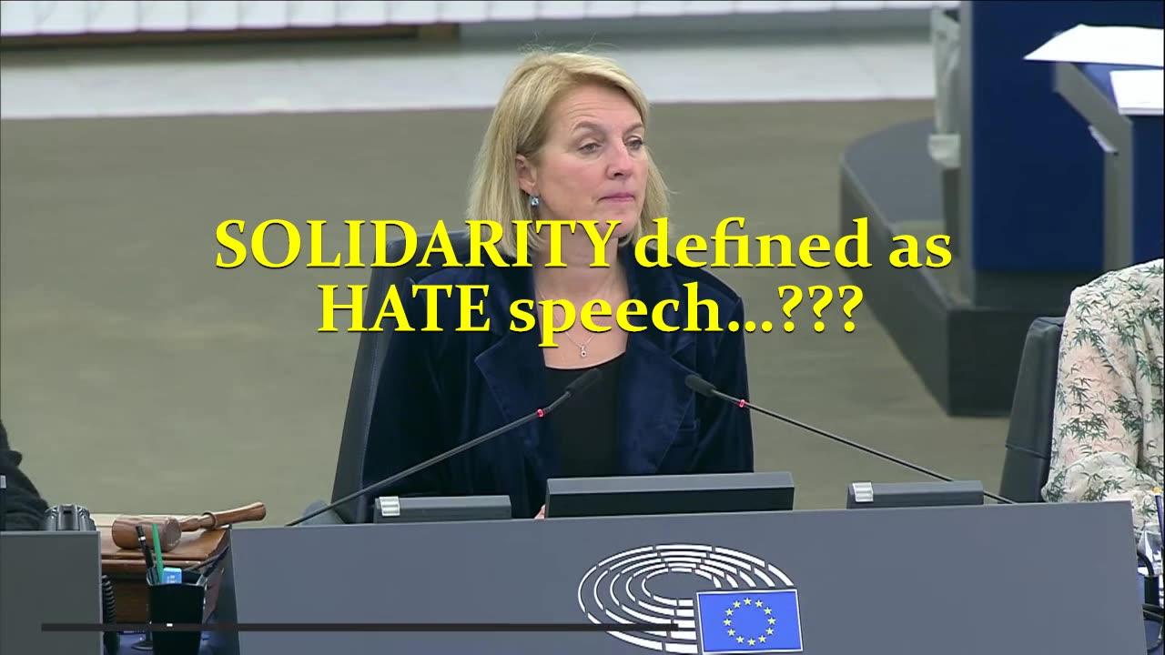SOLIDARITY defined as HATE speech…?