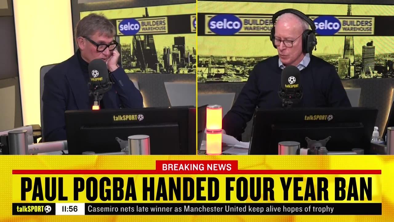 ***Simon Jordan REACTS To Paul Pogba's Four-Year BAN From Football For Doping Offences***