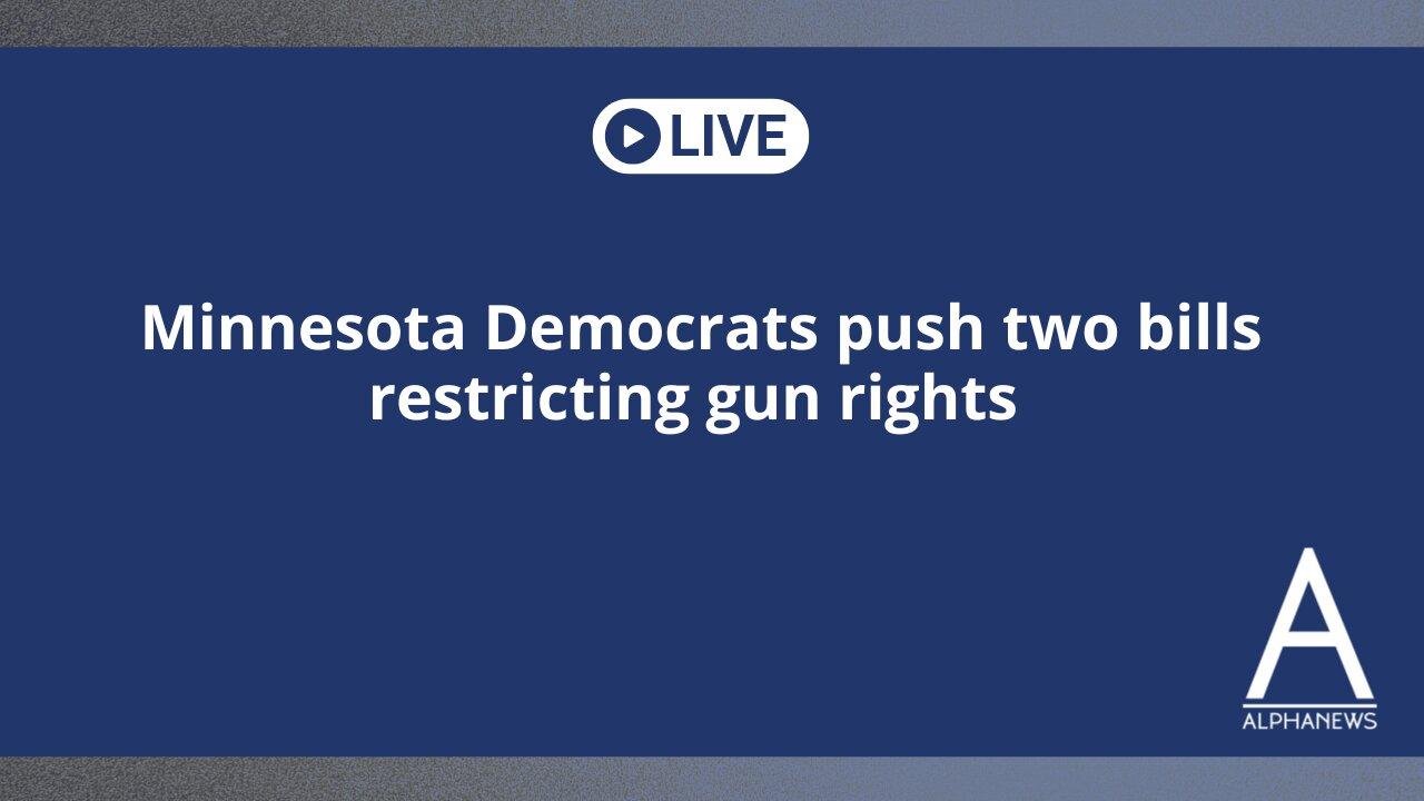 Minnesota Democrats push two bills restricting gun rights