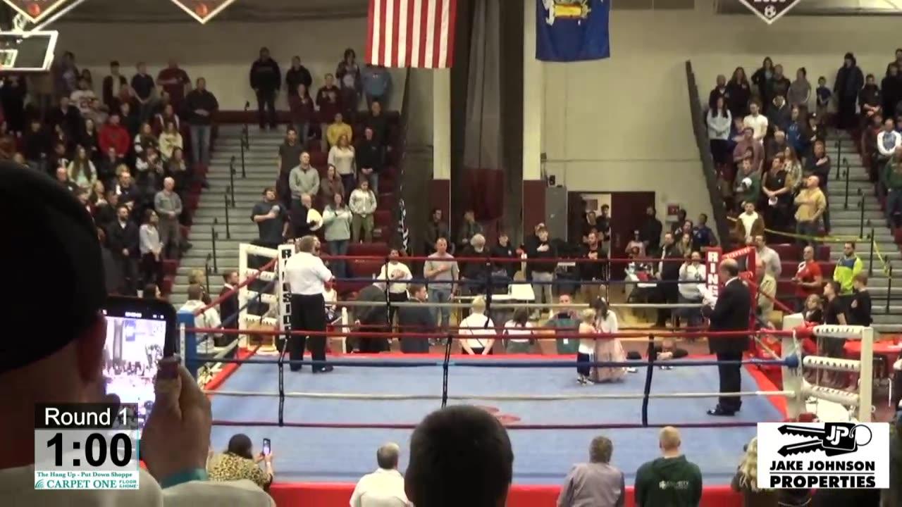 3 year old Kevin Kelly Sings National anthem at WBC Boxing event
