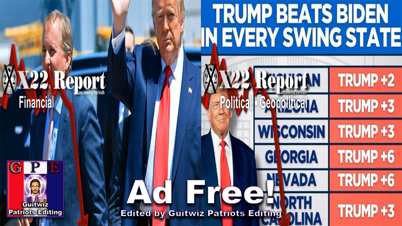 X22 Report-3294a-b-2.28.24-Fake News Trying Stock Control, DS Try Election Rig, Patriots Up-Ad Free!