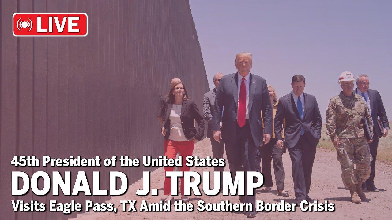 🔴LIVE: President Donald J. Trump to Visit Eagle Pass, Texas - 2/29/24