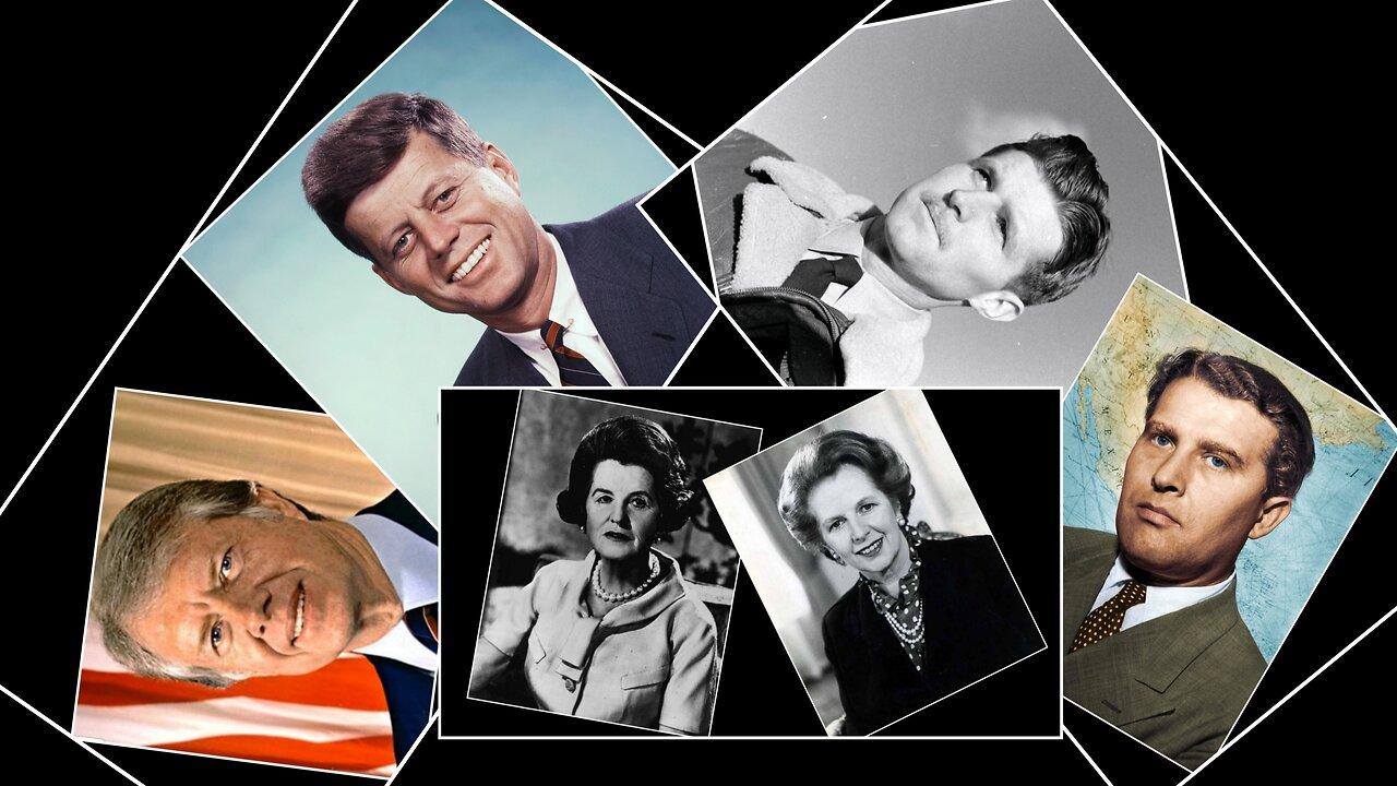 Trilogy- John, Joseph Jr & Rose Kennedy, Werhner Von Braun, Jimmy Carter & Margaret Thatcher