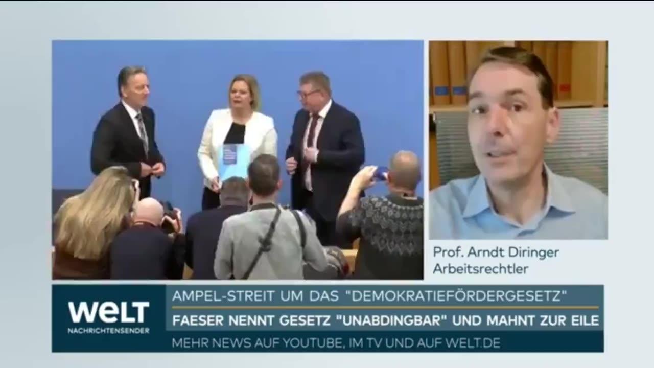 Prof.Arndt Dringer zerlegt Faesers Stasi  "Demokratiefördergesetz" (🤡) und den 13 - Punkteplan!