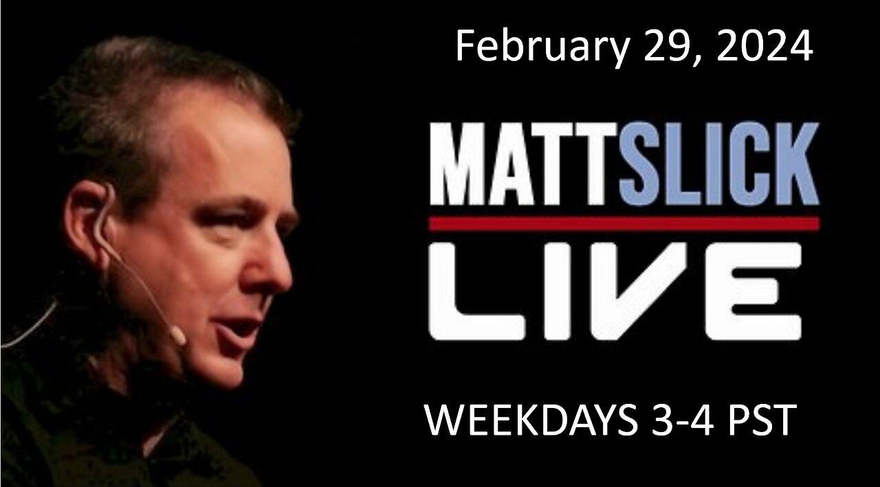 Matt Slick Live, 2/29/2024