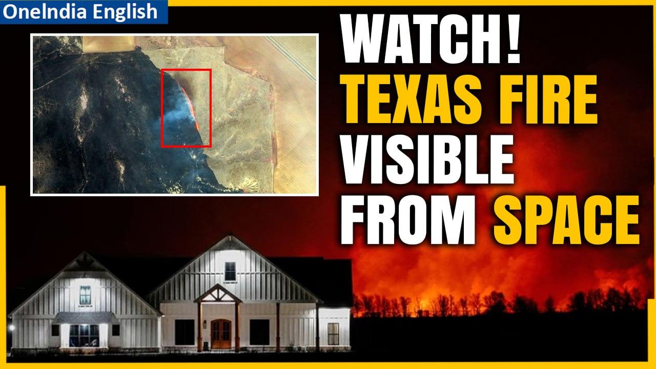 Texas Panhandle Wildfire Now Visible from Space, Sets Record as State's Largest| Oneindia News