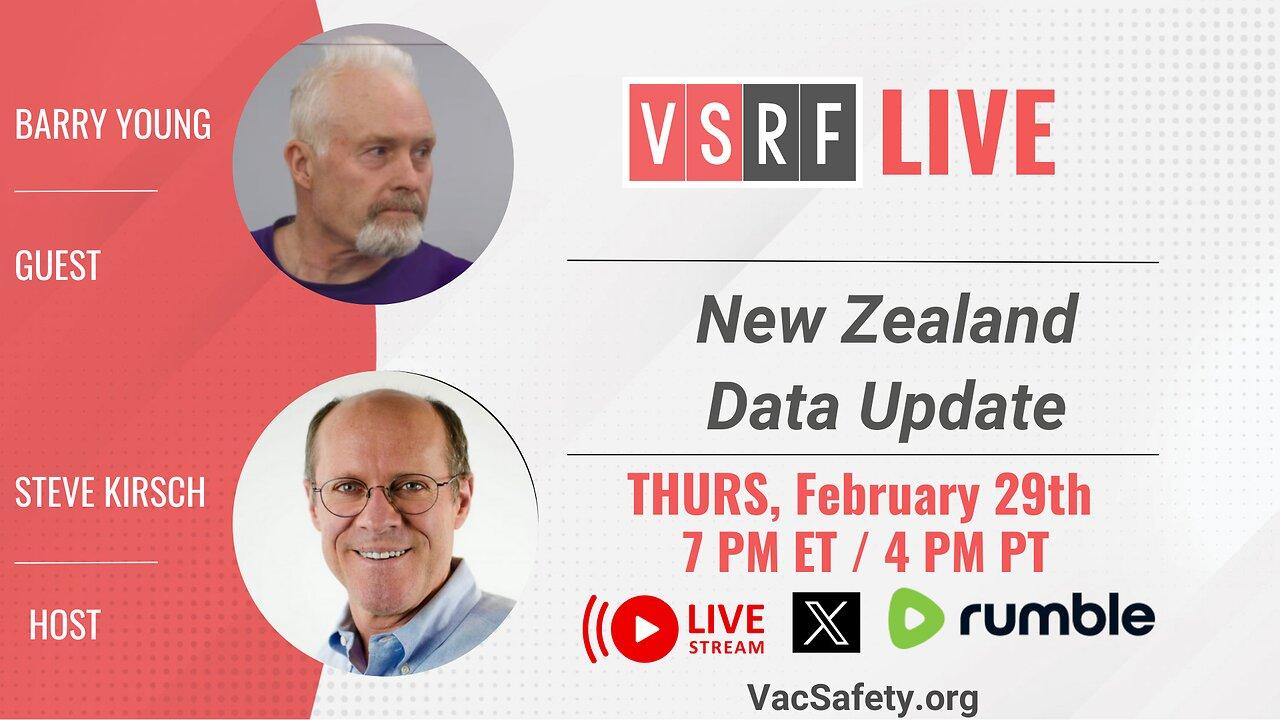 VSRF Live #116: New Zealand Data Update