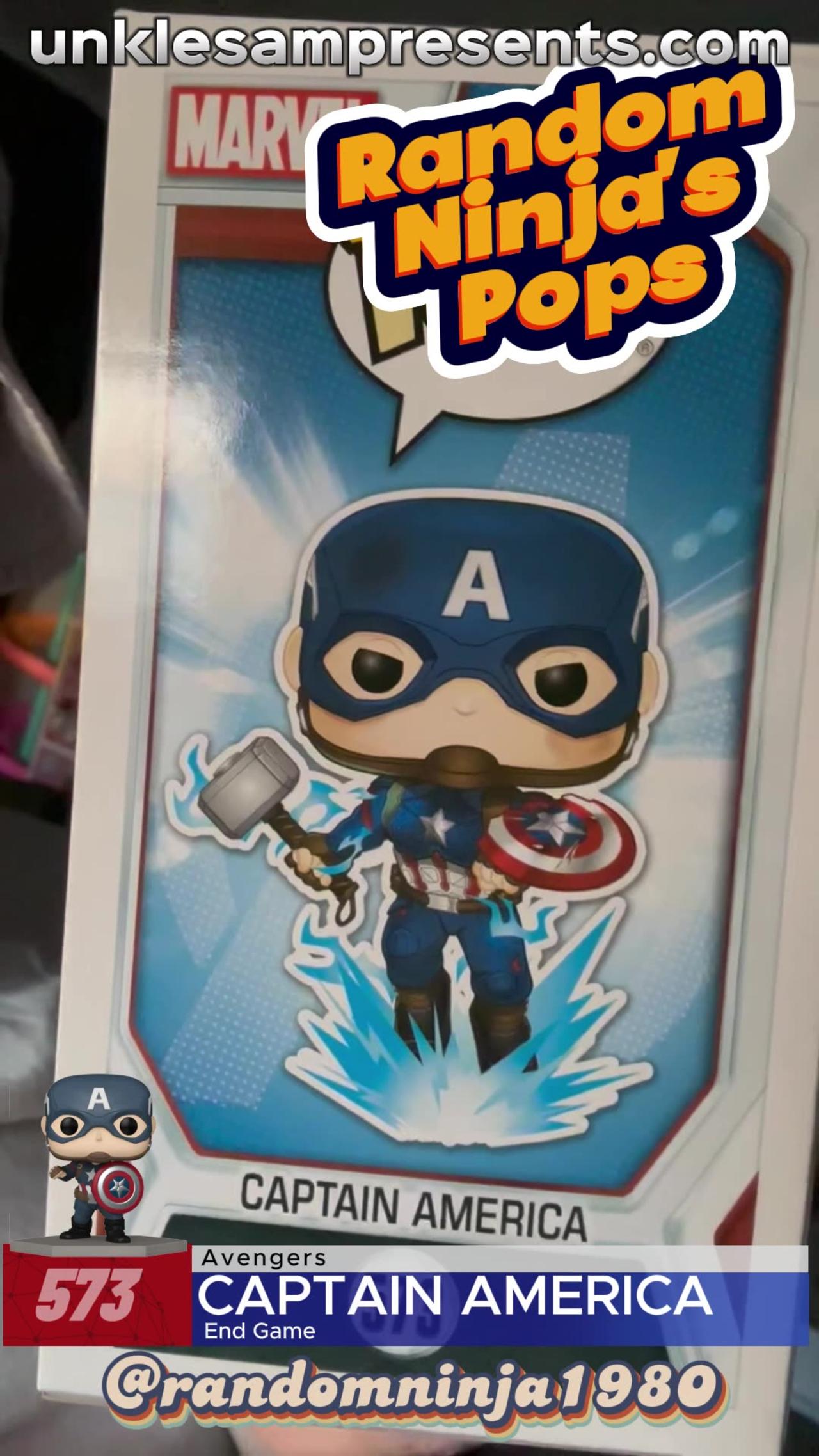 Funko Pop Friday: Avengers Captain America Special with Random Ninja