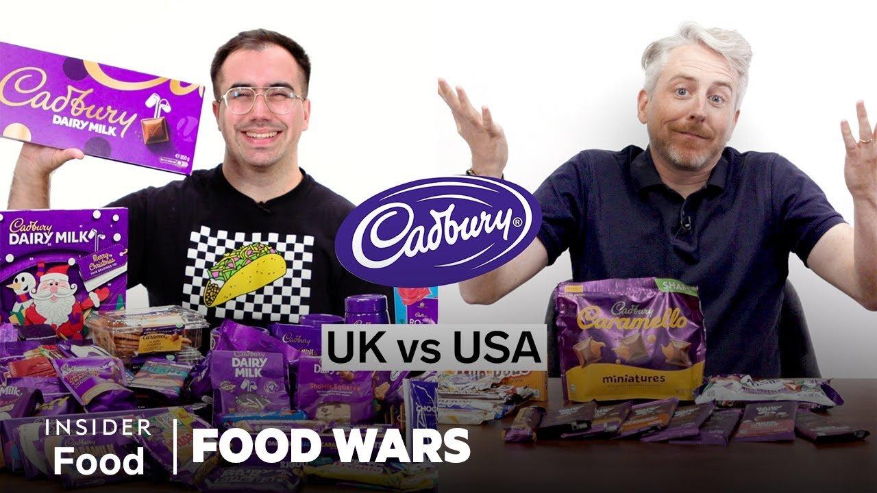 US vs UK Cadbury | Food Wars | Insider Food