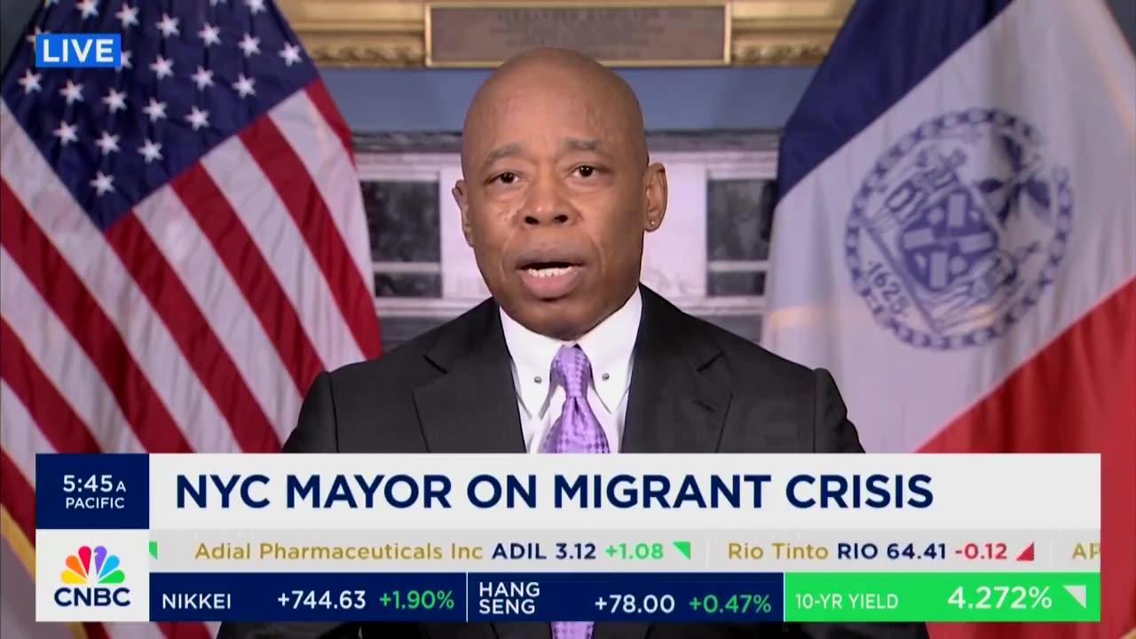 Democrat NYC Mayor Eric Adams claims giving prepaid debit cards to illegal aliens is "a real win"