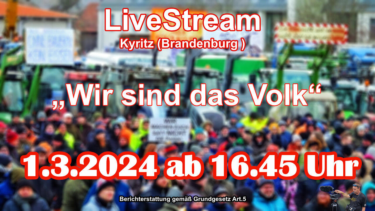 Live stream on March 1st, 2024 from Kyritz