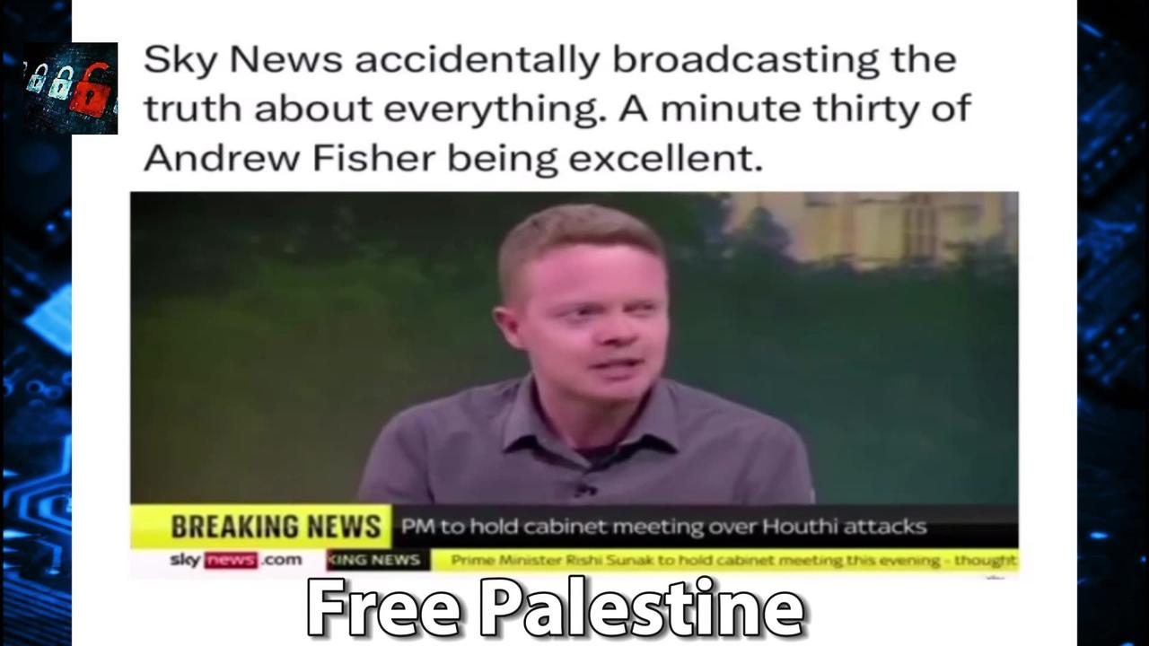 Sky News accidentally broadcasting the truth about Gaza and Israel