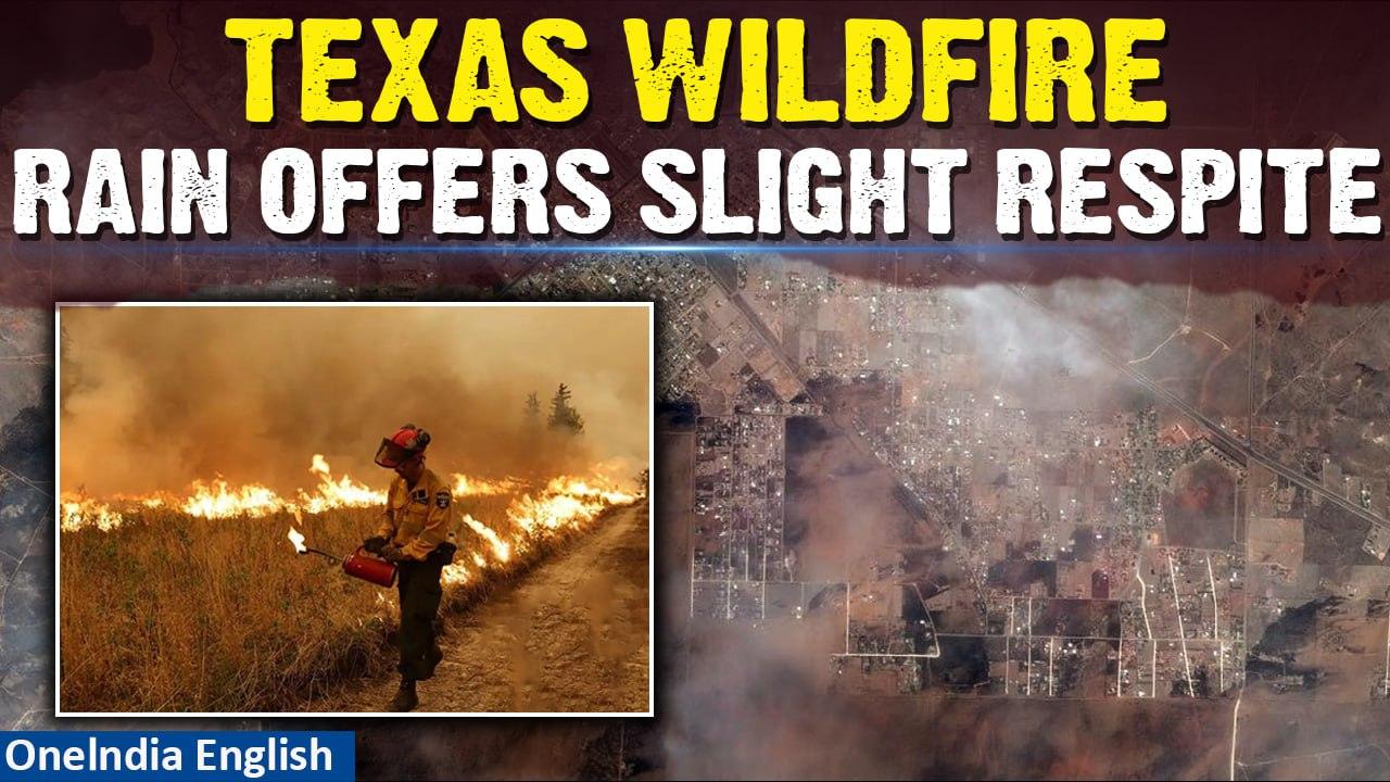 Texas Wildfire: Rainfall provides slight respite in Texas' largest-ever wildfire | Oneindia