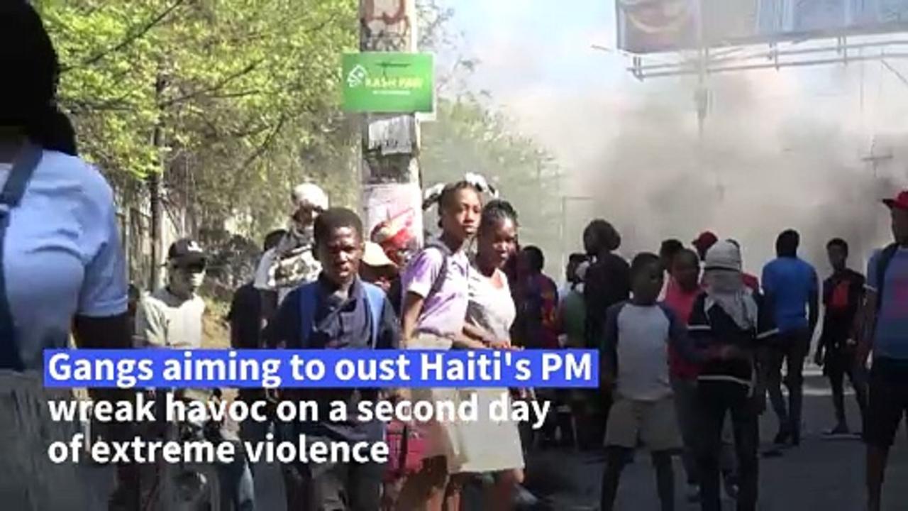 Haitian gangs unleash violence to oust PM