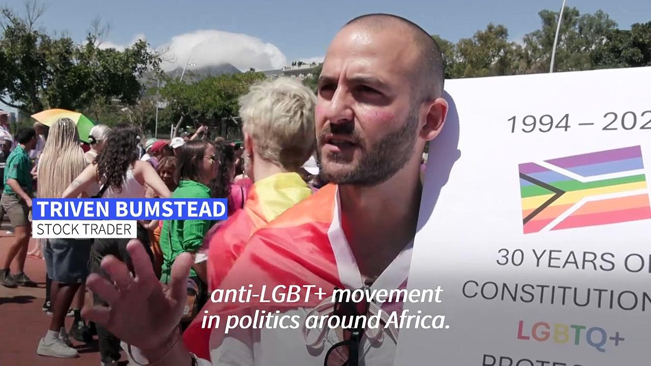 South Africans march for Pride after Ghana passes anti-LGBTQ bill