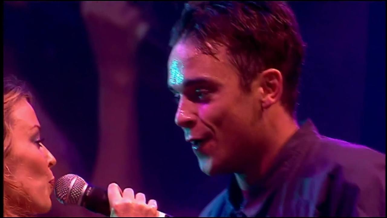 Kylie Minogue Robbie Williams Kids Live Manchester 2000 remastered 4k