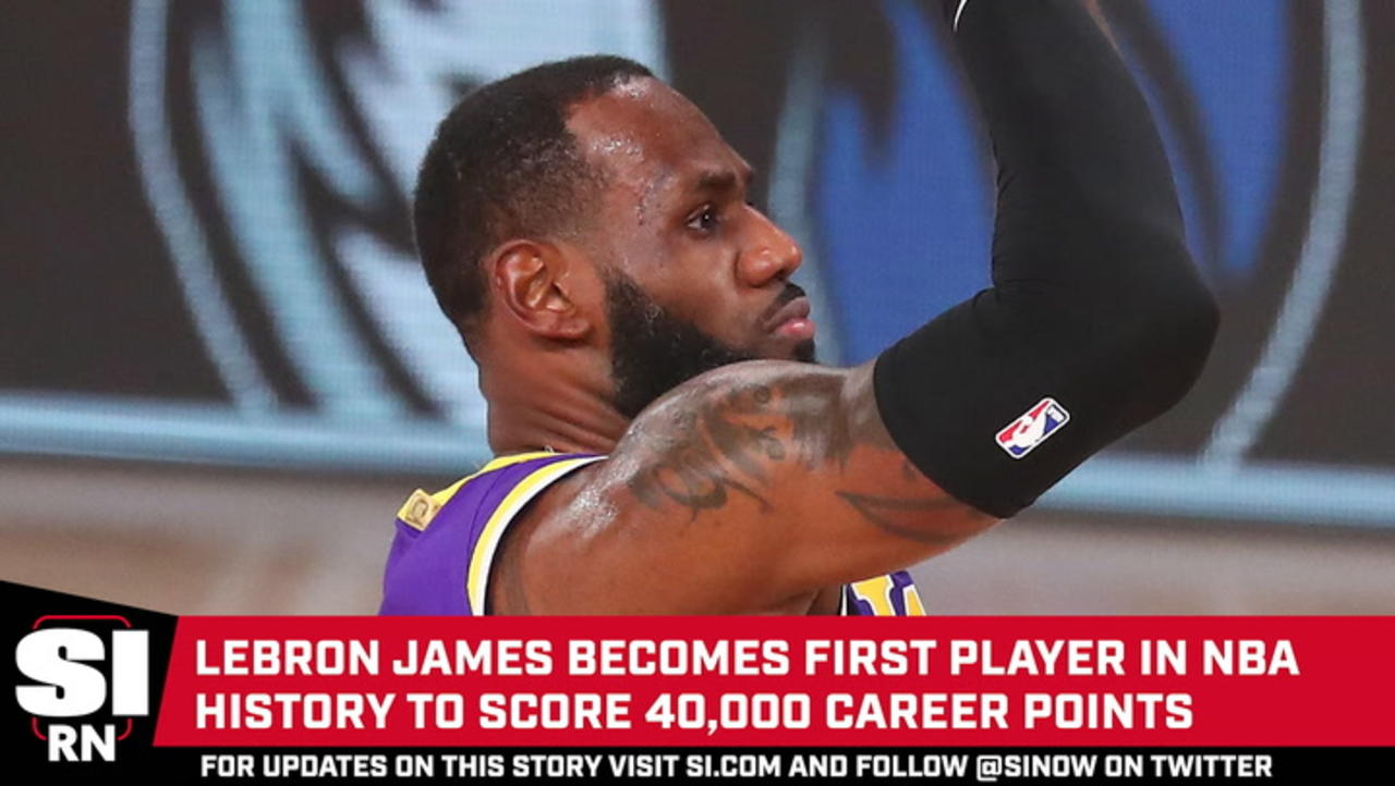LeBron James Becomes First Player in NBA History to Score 40,000 Career Points