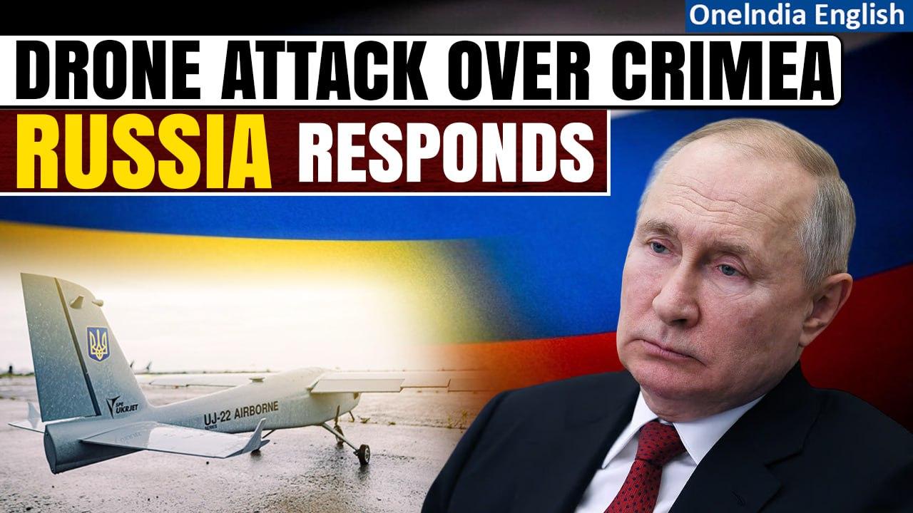 Russian Military Claims Interception of Swarm of Drones Over Crimea, Destroys 38 UAVs| Oneindia