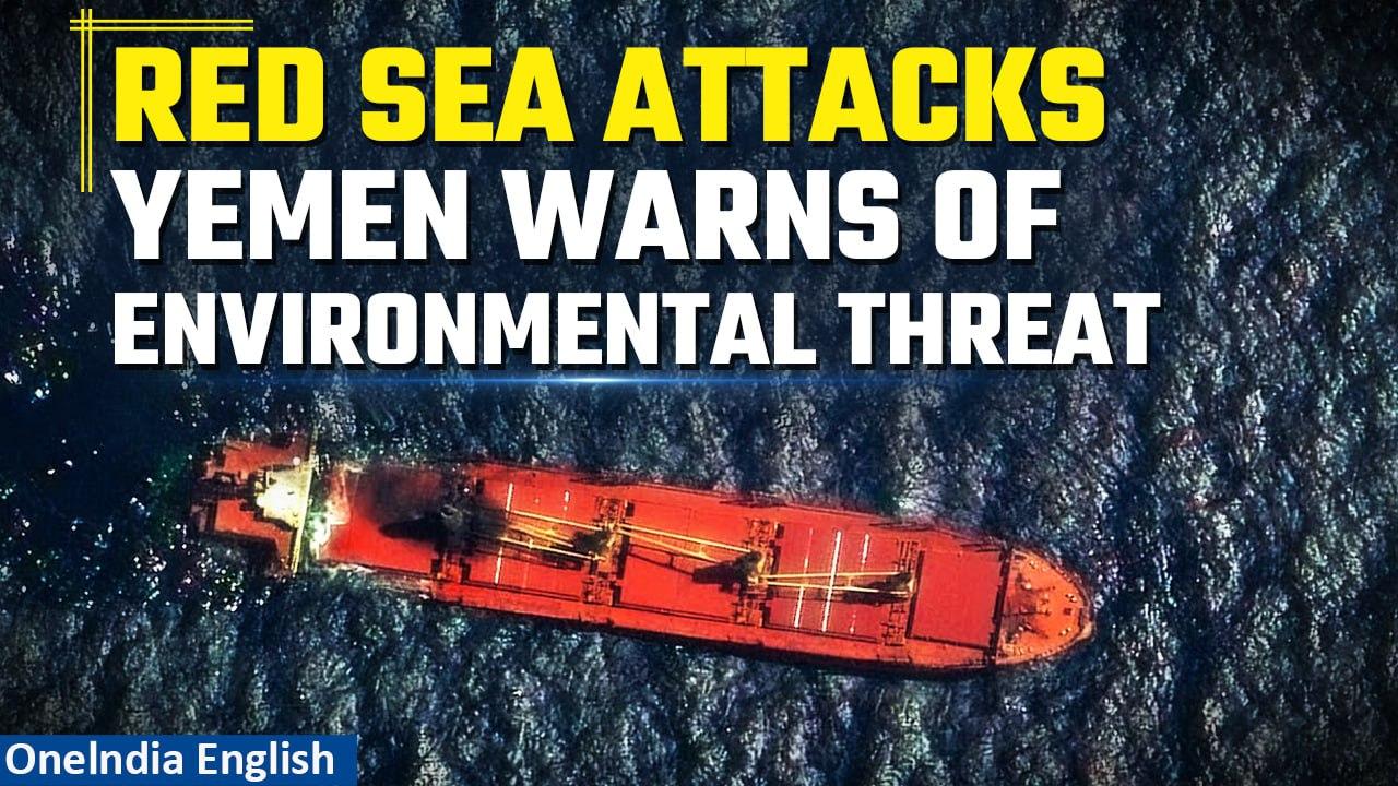 Ship sunk by Houthis threatens Red Sea environment, Yemen government and U.S military say | Oneindia