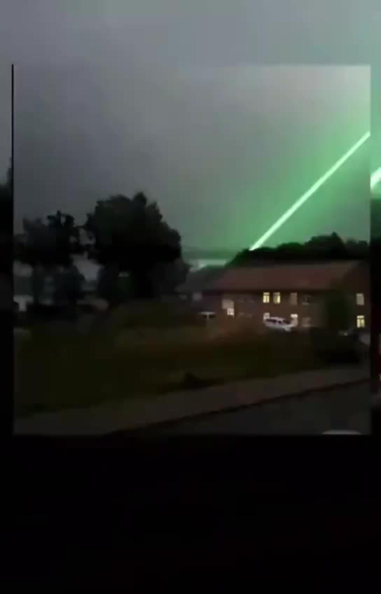 Texas a mysterious green laser..... 1 million acres have burned??