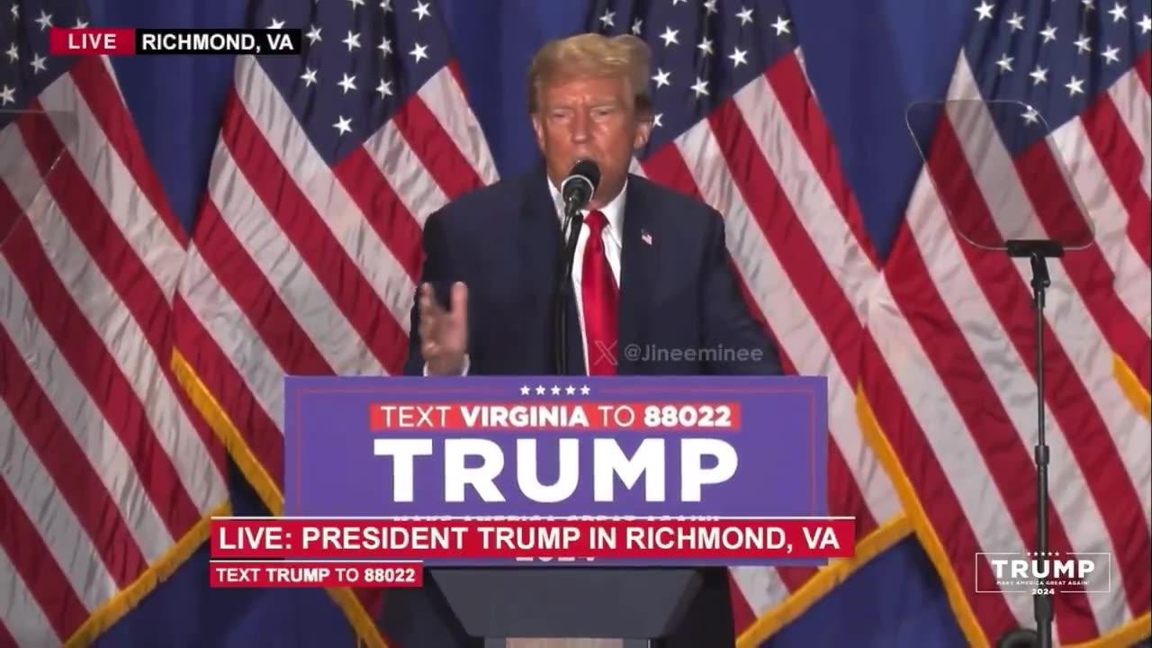 Donald Trump Blasts Biden's Weaponized DOJ at Virginia Rally