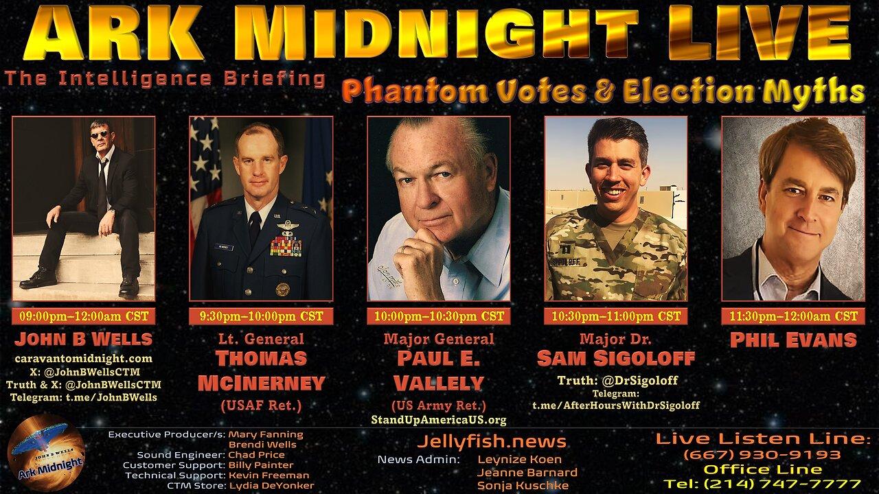 The Intelligence Briefing / Phantom Votes & Election Myths - John B Wells LIVE