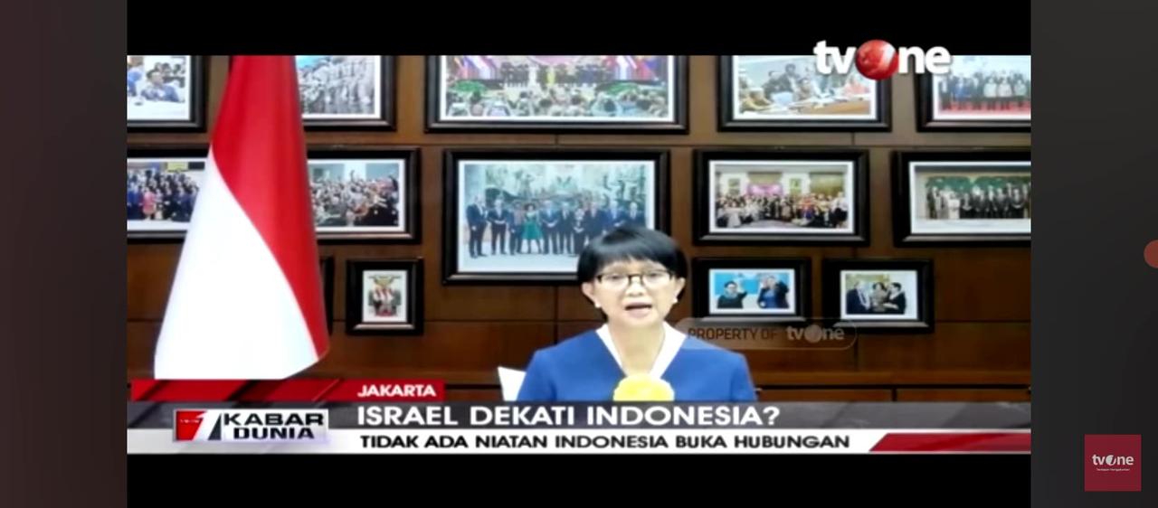 Waduh . ISRAEL PDKT KE INDONESIA ???BEGINI RESPON TEGAS MENTRI LUAR NEGERI