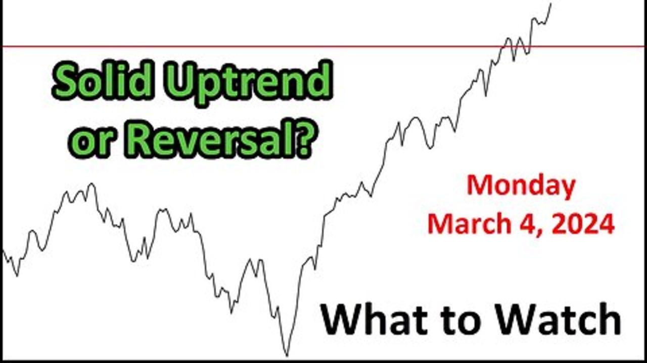 S&P 500 What to Watch for Monday March 4, 2024