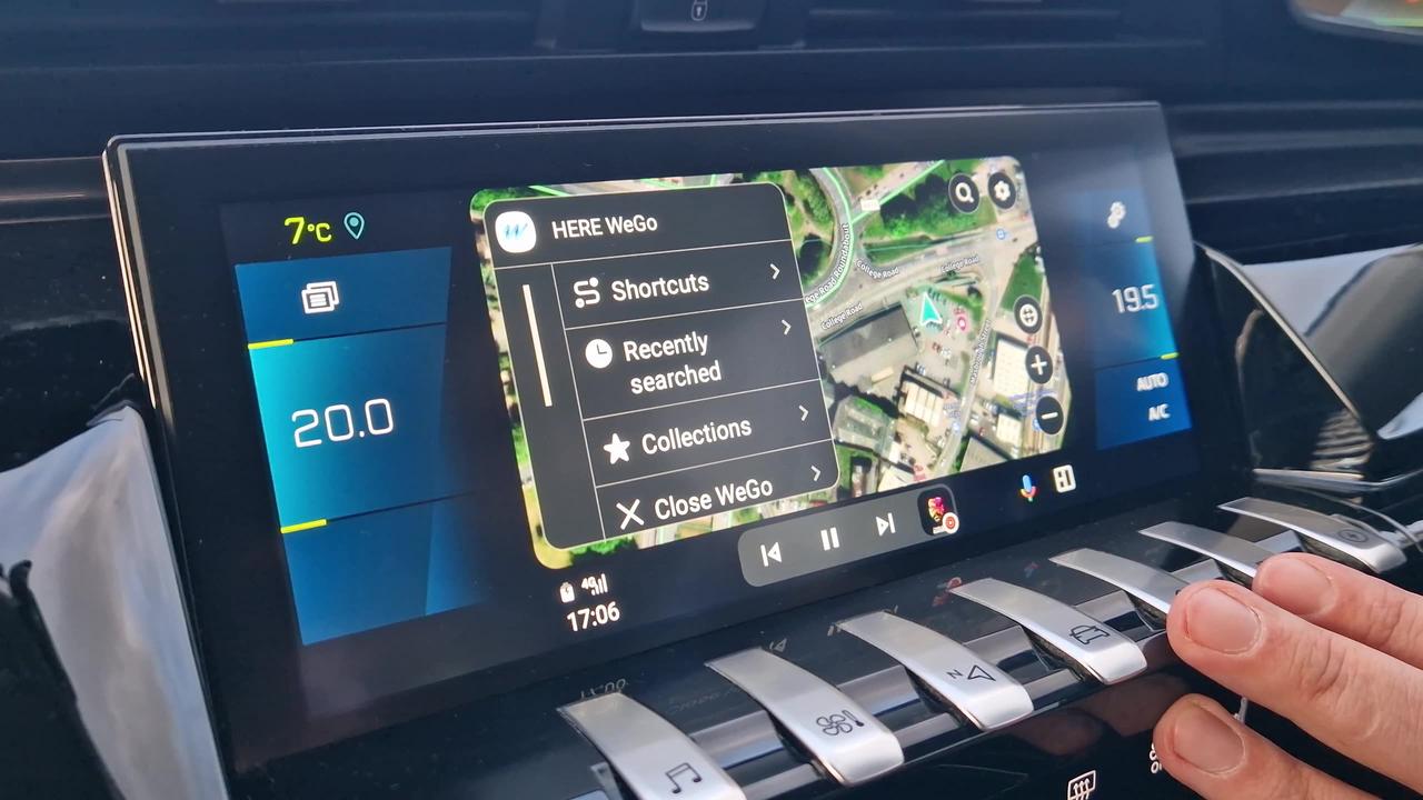 Here WE Go Maps Navigation App on Android Auto