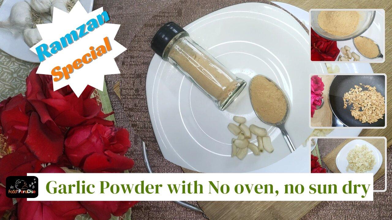Quick and Easy Homemade Garlic Powder Recipe on One News Page VIDEO