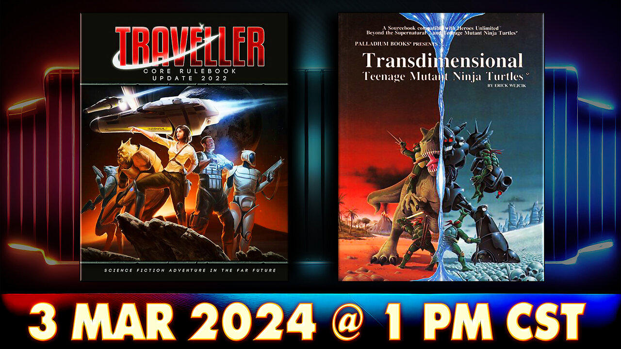 Mongoose Traveller 2e (2022 Update) & Transdimensional Teenage Mutant Ninja Turtles
