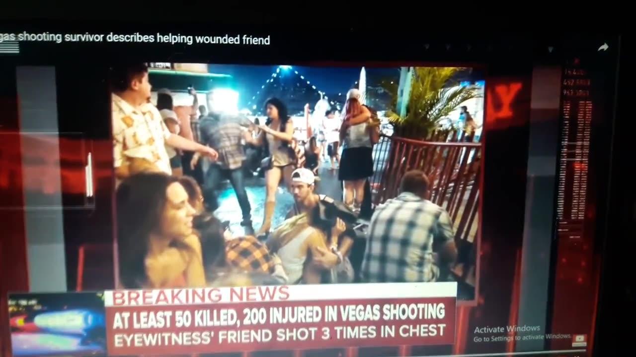 Las Vegas Shooting - FAKE WITNESS (ABC NEWS) Impossible Wound Story - Archive