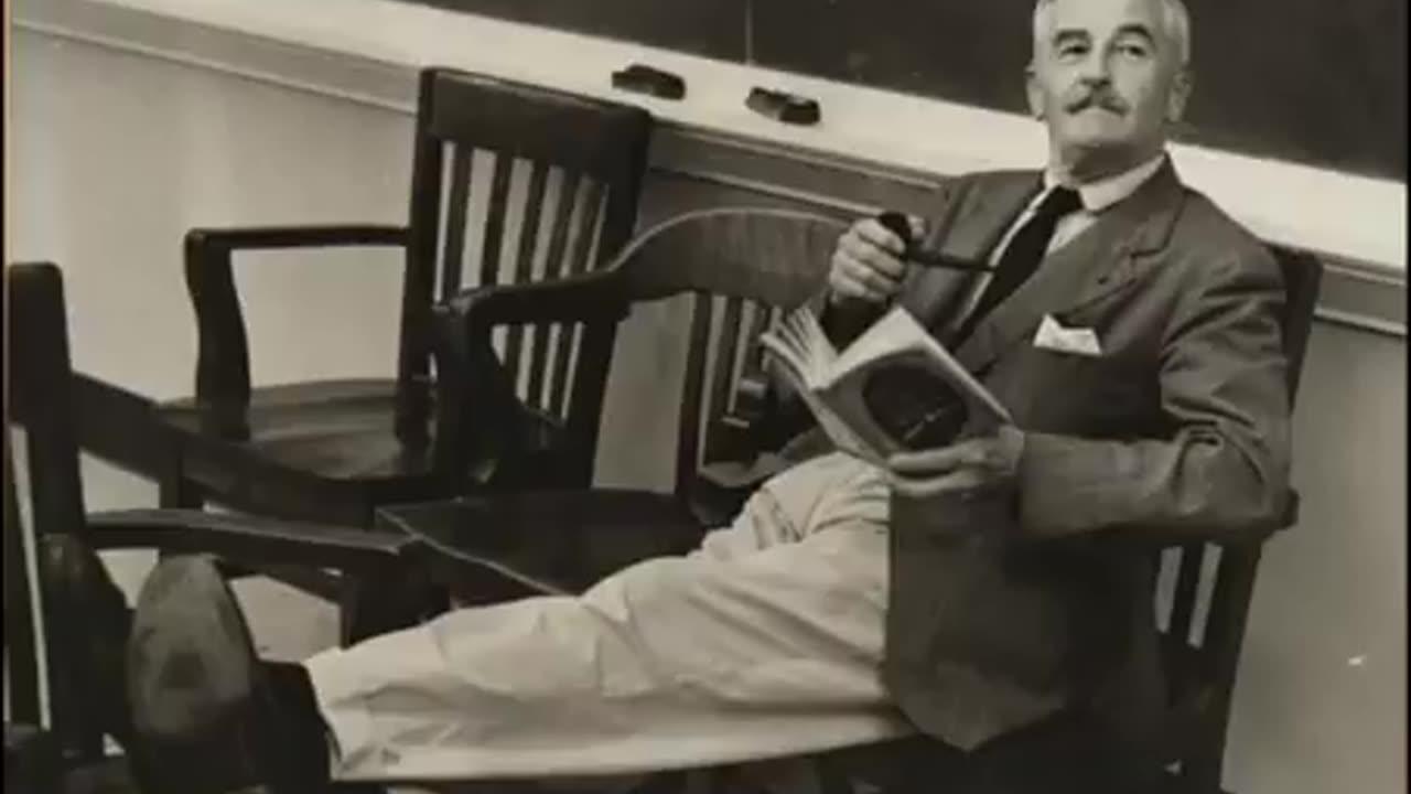 William Faulkner reads from his novels _A Fable_ and _The Old Man_