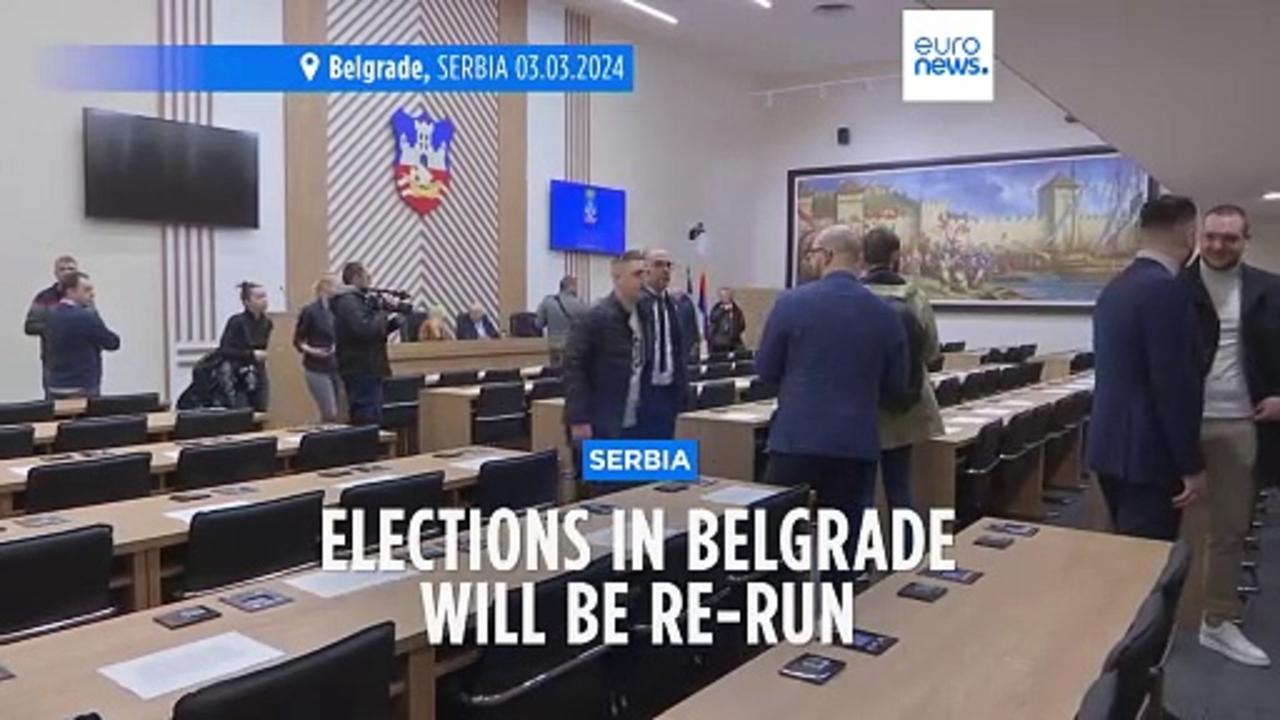 Serbia election to be re-run in Belgrade amid opposition fraud claims