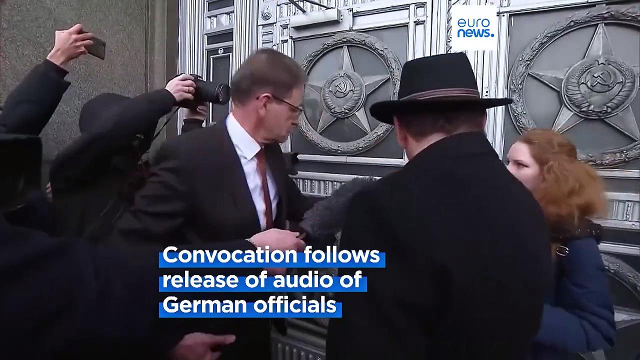 German ambassador summoned to embassy in Moscow over leak