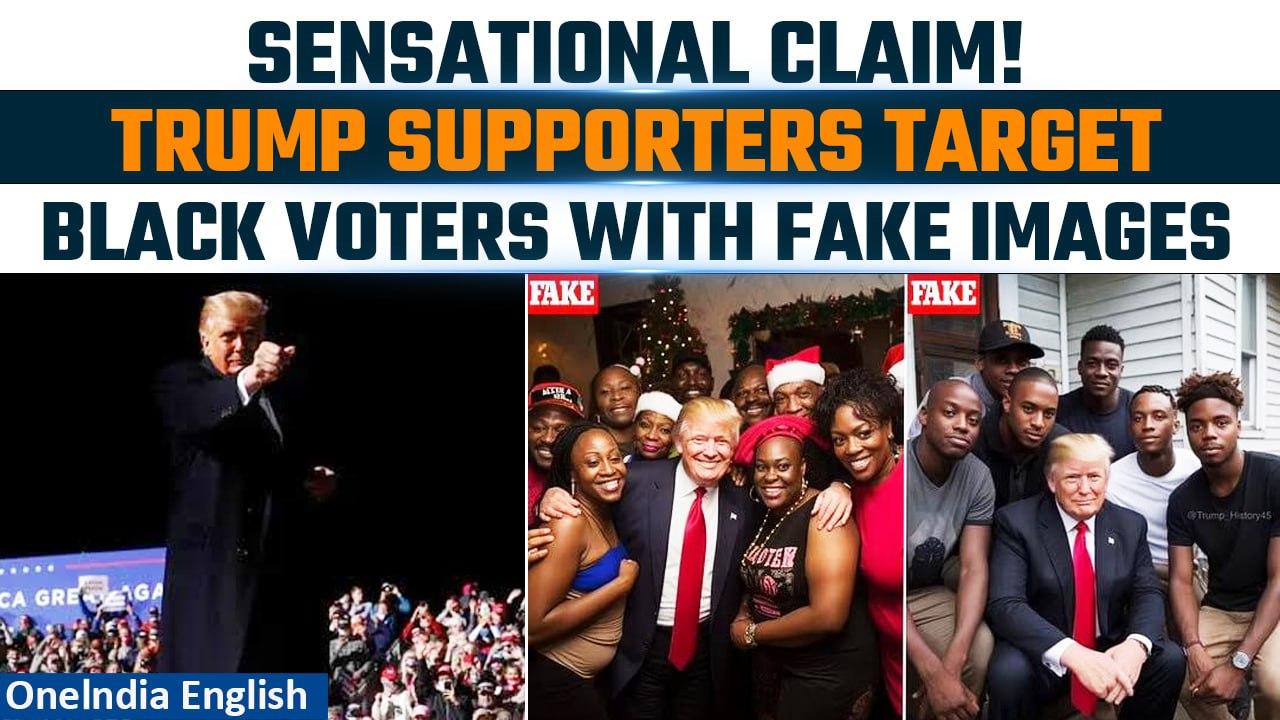 U.S Election: Trump supporters target African-American voters with faked AI images | Oneindia News