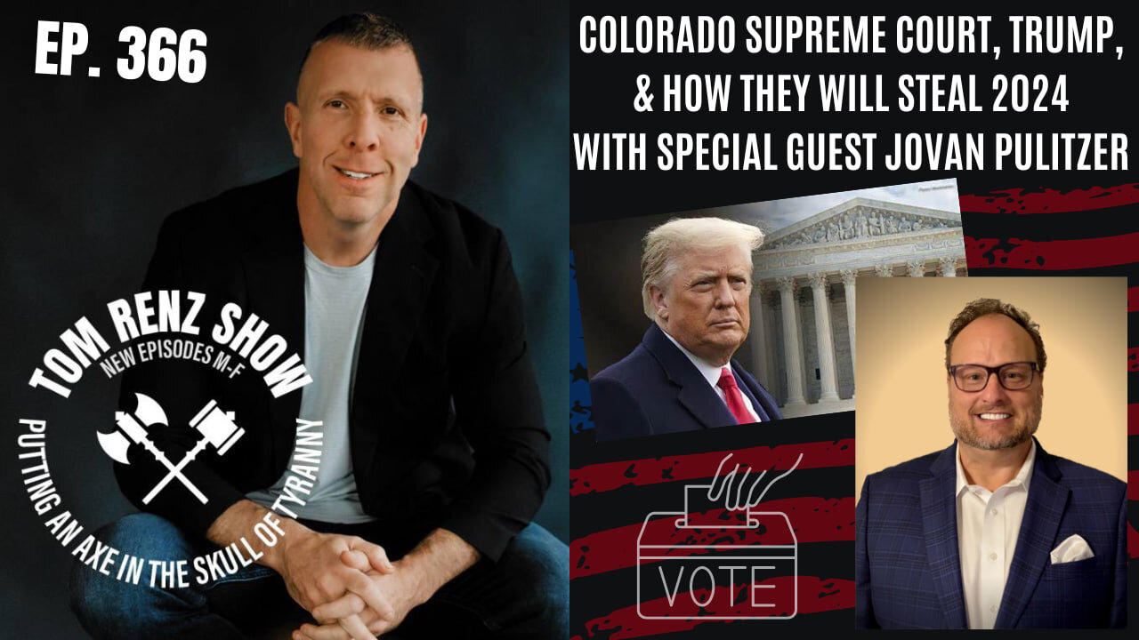 Colorado Supreme Court, Trump & How They WIll Steal 2024 with Jovan Pulitzer