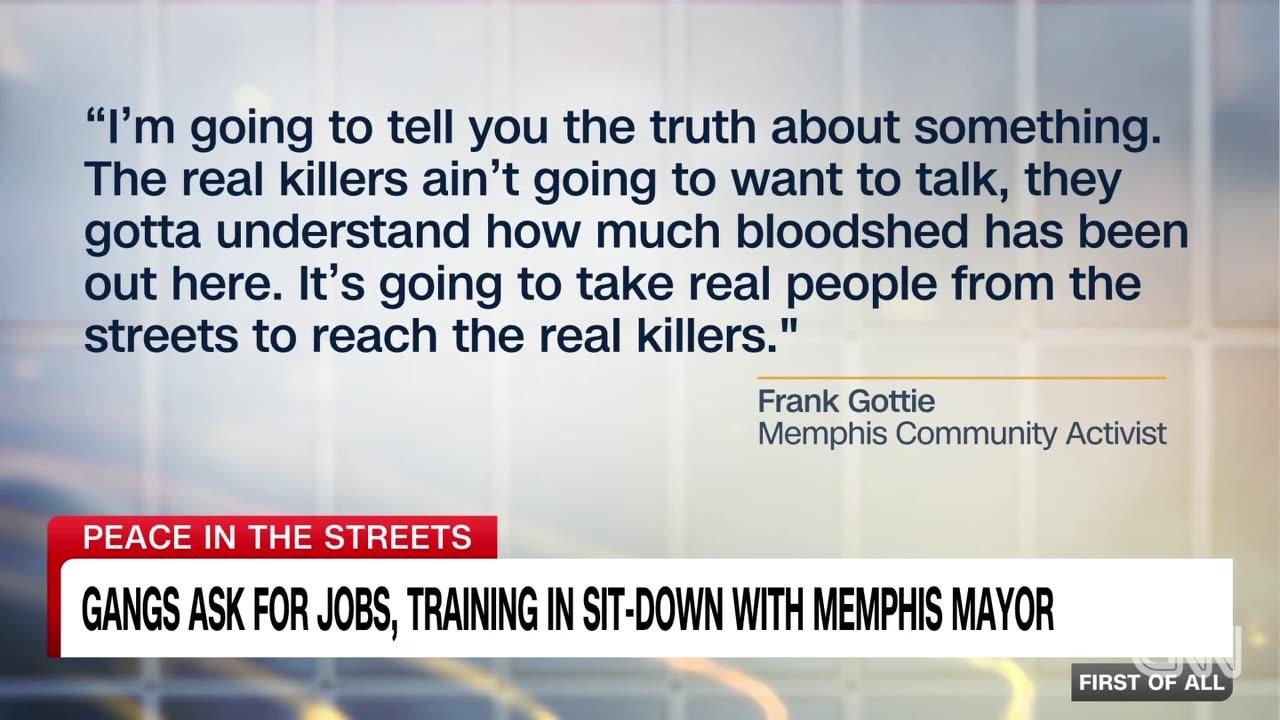 Mayor describes talking to gang leaders in effort to curb crime
