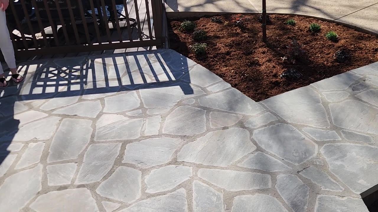 Glue and Nails | Home Remodeling Tulsa | Amazing Flag Stone Patio